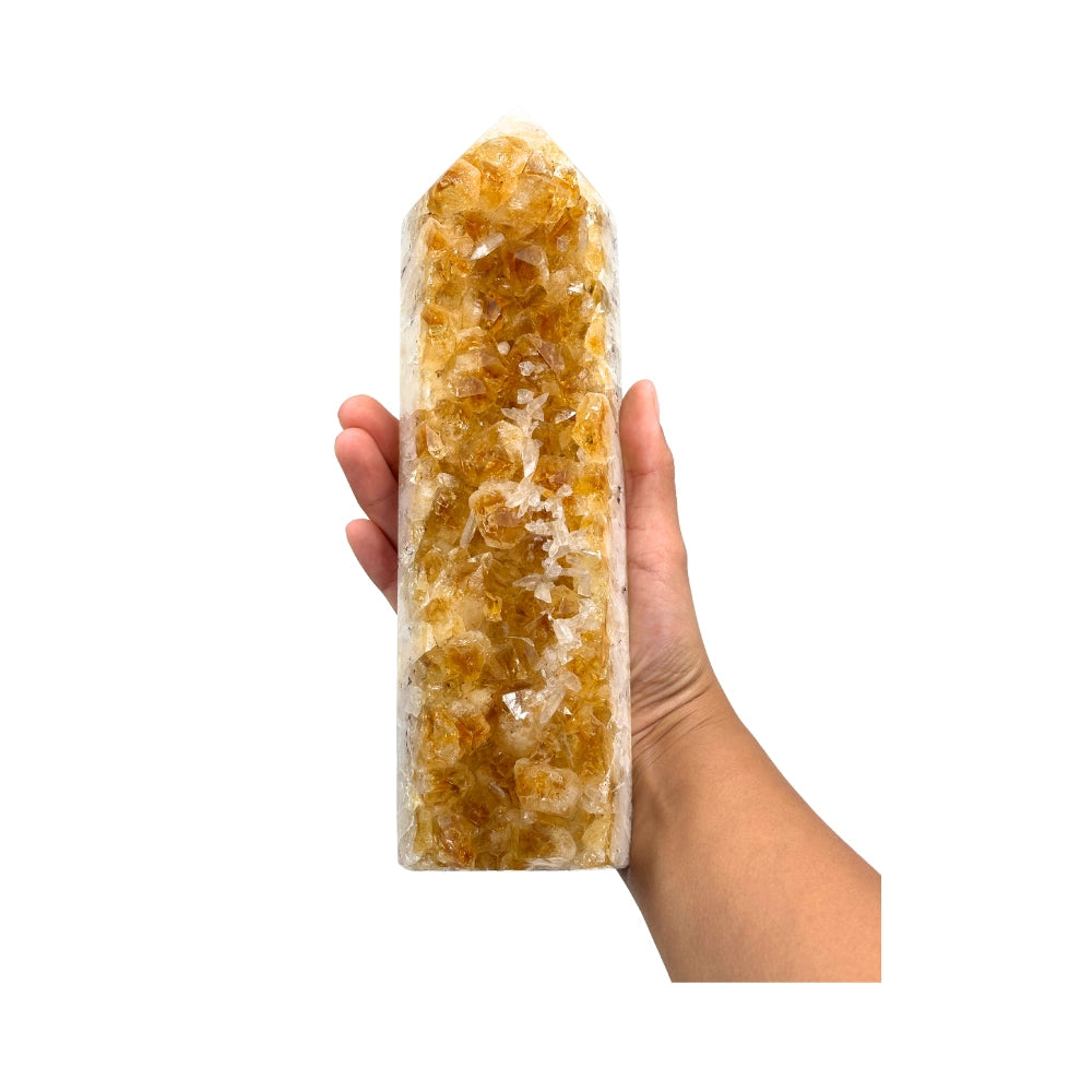 Citrine Geode Point - 3 LBS