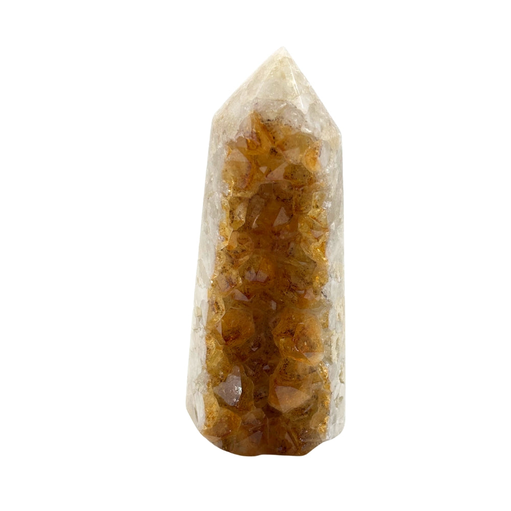 Citrine Geode Point - 0.8 LBS