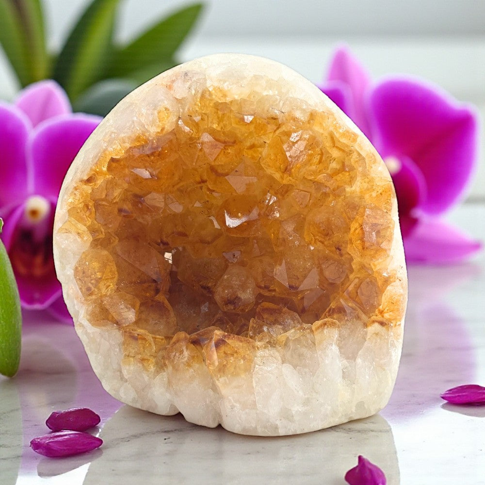 Citrine Geode - 1.6 LBS